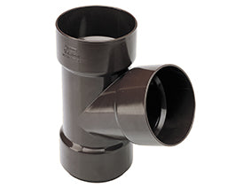 KANION Trójnik dwukielichowy 90/75 x 67 mm brązowy