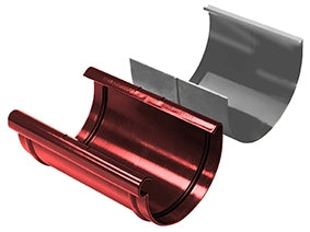 KANION Złączka rynny z wkładką 130 mm cegła