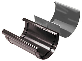 KANION Złączka rynny z wkładką 160 mm brązowy