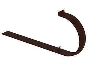 KANION Uchwyt rynny stalowy prosty 160 mm brązowy