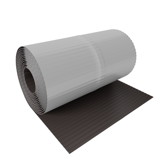 Taśma kominowa ołowiana COROMIN PB plisowana 300mm/5mb ciemny brąz