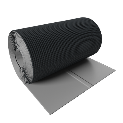 Taśma kominowa aluminiowa COROMIN Alu tłoczona 300mm/5mb antracyt