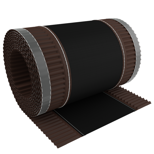 Taśma kalenicowa Corovent 310mm x 5m brąz