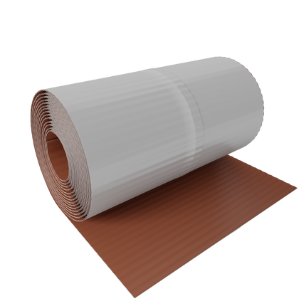 Taśma kominowa ołowiana COROMIN PB plisowana 300mm/5mb ceglasty