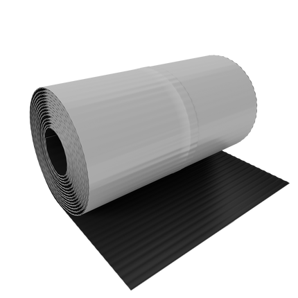 Taśma kominowa ołowiana COROMIN PB plisowana 300mm/5mb czarny