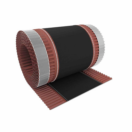 Taśma kalenicowa Corovent 390mm x 5m brąz ciemny