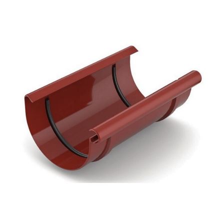 BRYZA PVC Złączka rynnowa 75 mm czerwony