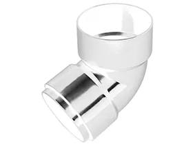 KANION Kolano dwukielichowe 110 x 67 mm biały