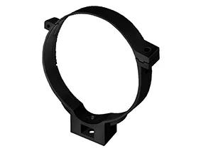 KANION Uchwyt rury 90 mm czerń