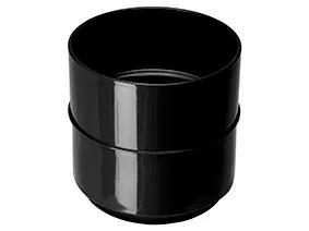 KANION Złączka rury 50 mm czerń