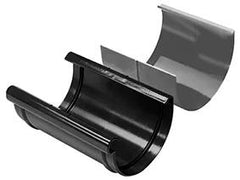 KANION Złączka rynny z wkładką 160 mm czerń