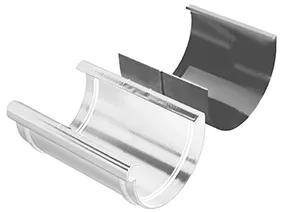 KANION Złączka rynny z wkładką 160 mm biały