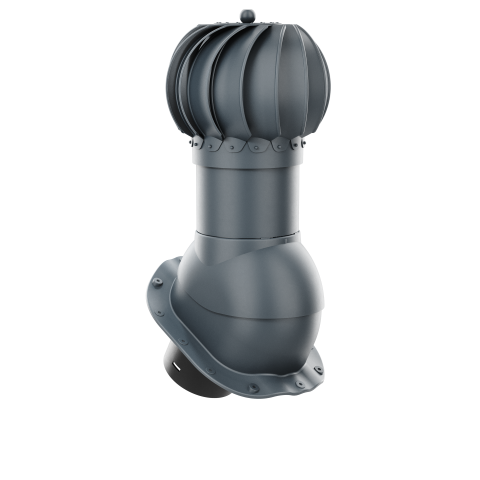 Kominek obrotowy Rotoline do blachodachówki profil G fi 150mm kulisty