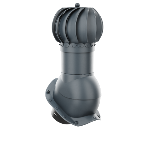 Kominek obrotowy Rotoline do blachodachówki profil X fi 150mm kulisty
