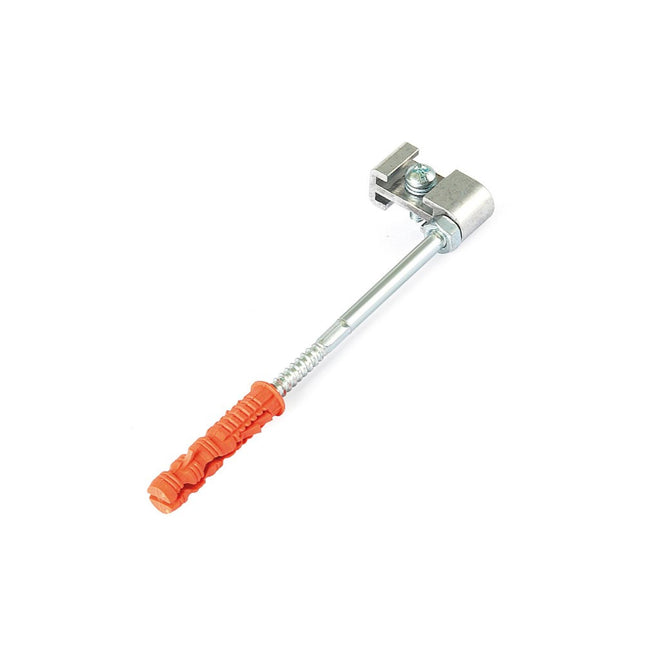Śruba do obejmy PVC z kostką L=25 cm