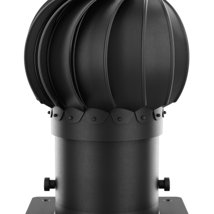 Nasada kominowa obrotowa FLATLINE ROTO kulista z  kryzą fi 150 mm