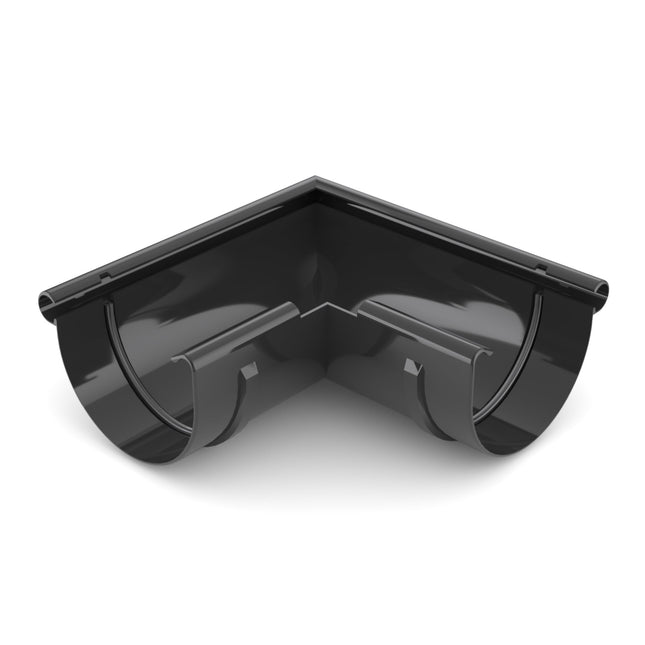 BRYZA PVC Narożnik zewnętrzny 75 mm czerń