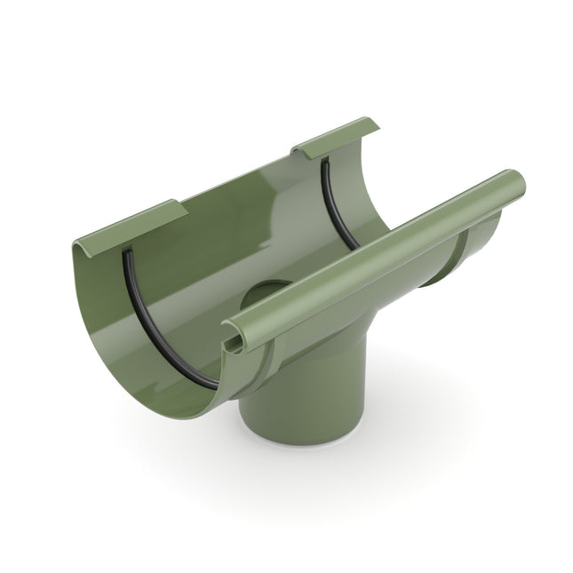 BRYZA PVC Lej spustowy 125/90 mm zieleń