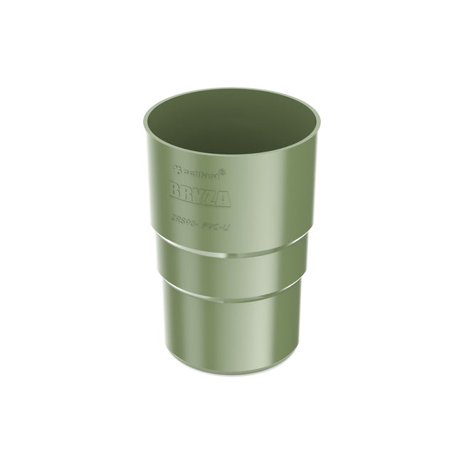 BRYZA PVC Złączka rury spustowej 90 mm zieleń