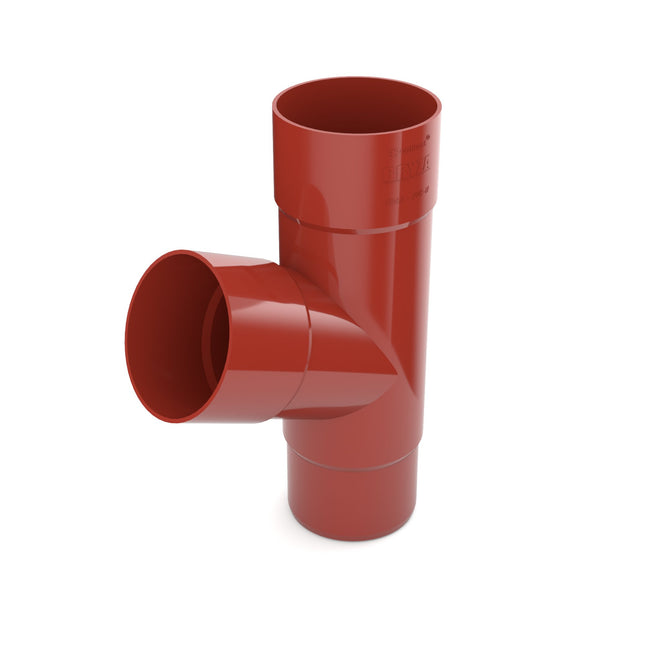 BRYZA PVC Trójnik 63/63/63 mm czerwony