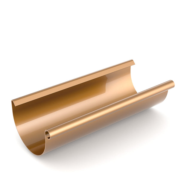 BRYZA PVC Rynna dachowa 125 mm 4 m miedź