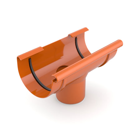 BRYZA PVC Lej spustowy 125/90 mm cegła