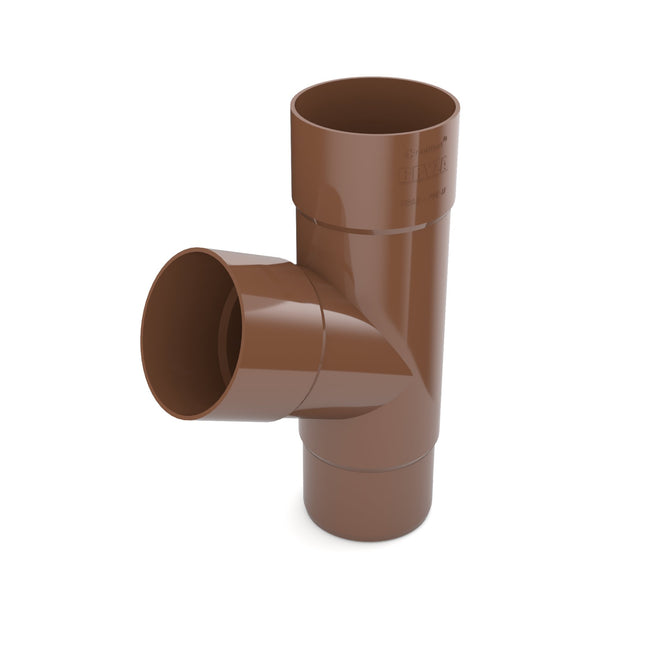 BRYZA PVC Trójnik 110/110/110 mm brąz