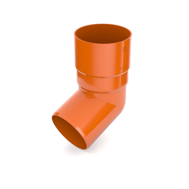 BRYZA PVC Kolano 90 mm cegła