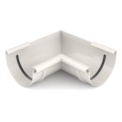BRYZA PVC Narożnik wewnętrzny 125 mm biel