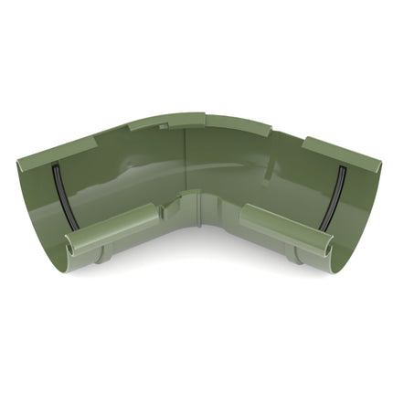 BRYZA PVC Narożnik wewnętrzny regulowany kąt 125 mm zieleń