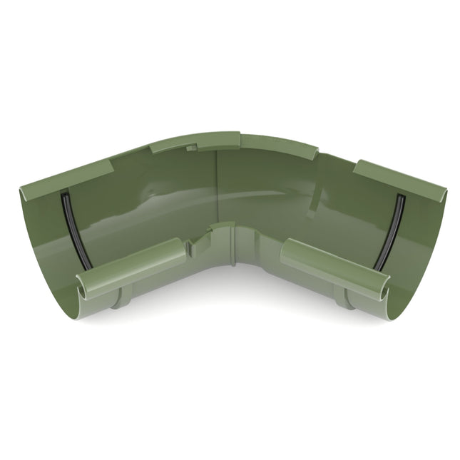 BRYZA PVC Narożnik wewnętrzny regulowany kąt 125 mm zieleń