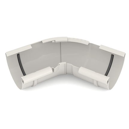 BRYZA PVC Narożnik wewnętrzny regulowany kąt 125 mm biel
