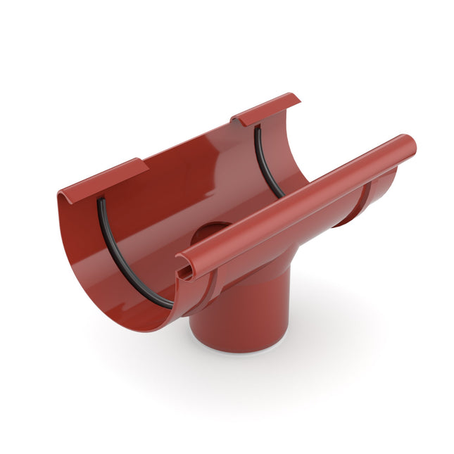 BRYZA PVC Lej spustowy 100/63 mm czerwony