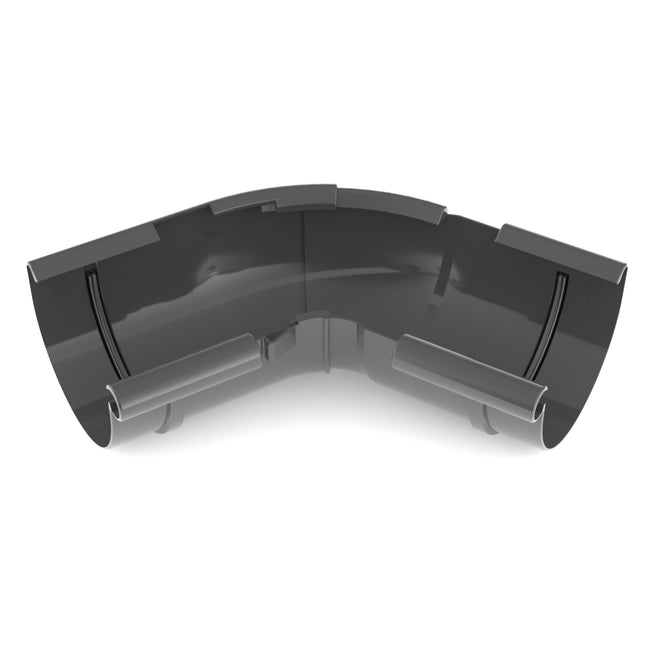 BRYZA PVC Narożnik wewnętrzny regulowany kąt 125 mm grafit