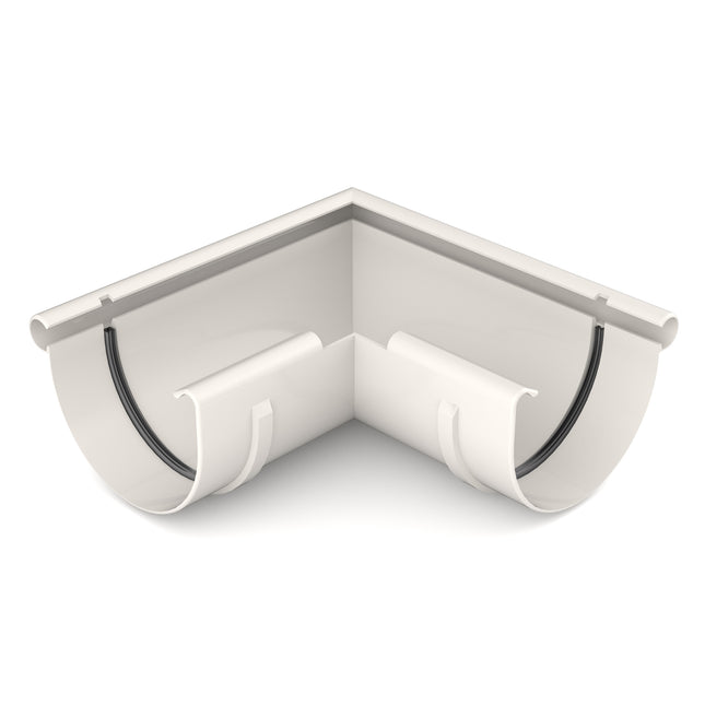 BRYZA PVC Narożnik zewnętrzny 125 mm biel