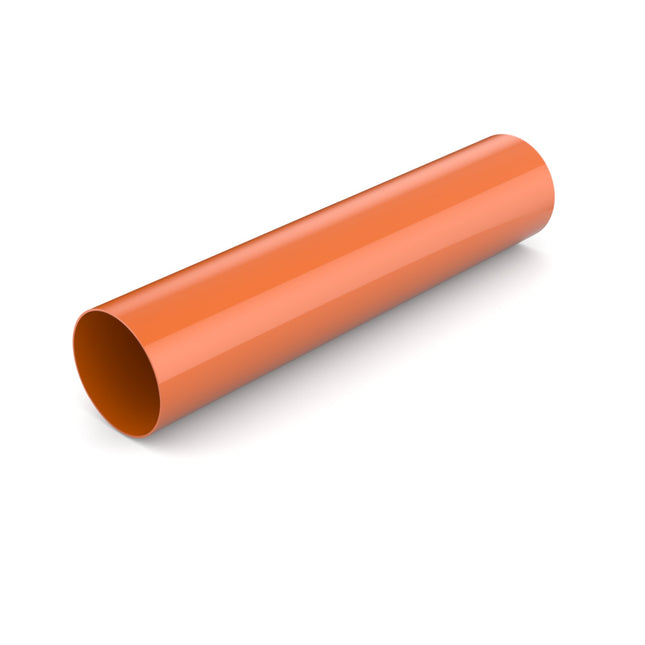 BRYZA PVC Rura spustowa 90 mm 3 m cegła