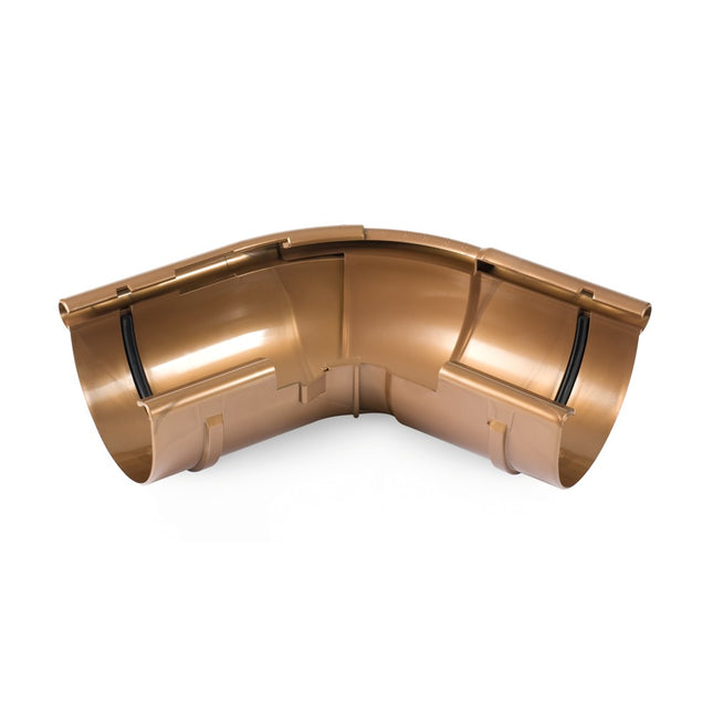 BRYZA PVC Narożnik zewnętrzny regulowany kąt 125 mm miedź