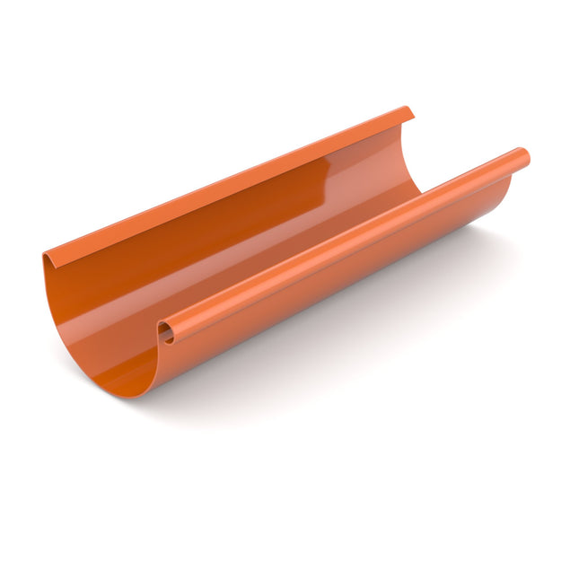 BRYZA PVC Rynna dachowa 75 mm 3 m cegła