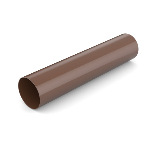 BRYZA PVC Rura spustowa 110 mm 3 m brąz
