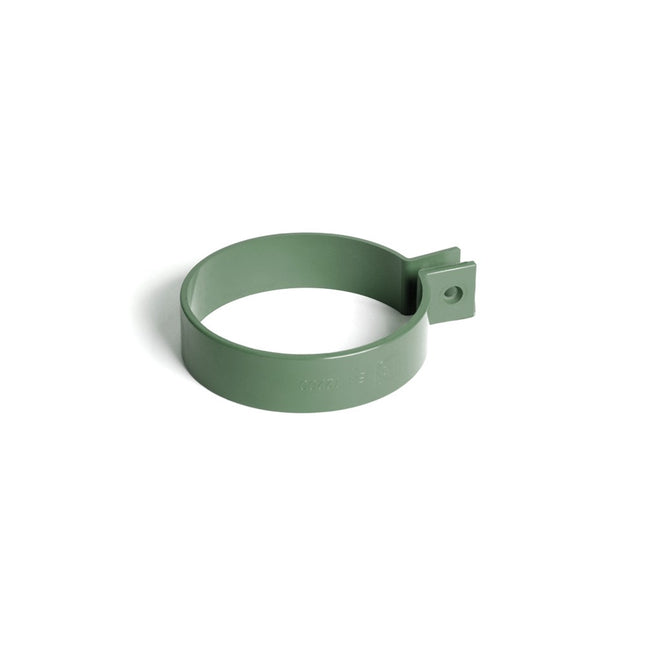 BRYZA PVC Obejma metalowa 90 mm zieleń