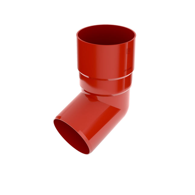 BRYZA PVC Kolano 90 mm czerwony