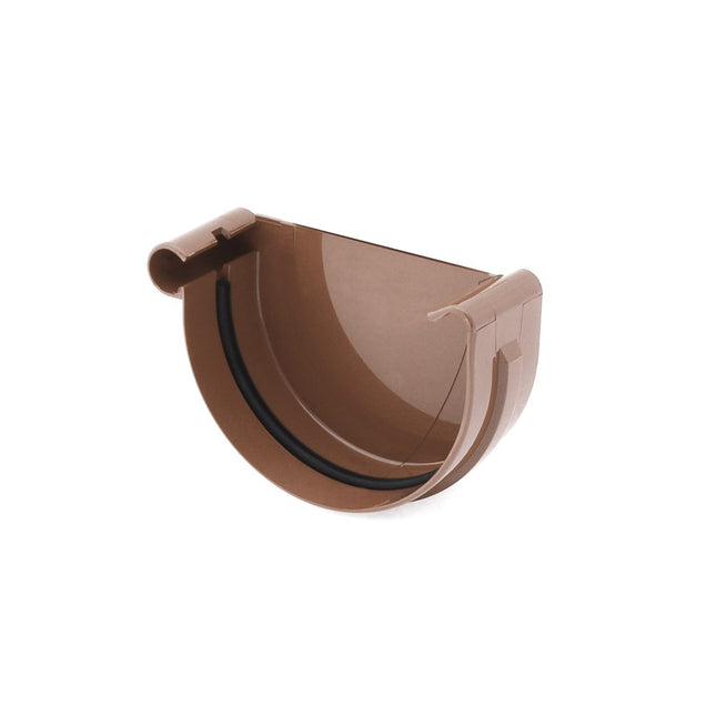 BRYZA PVC Denko lewe 100 mm brąz