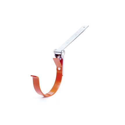 BRYZA PVC Hak rynnowy regulowany 125 mm cegła