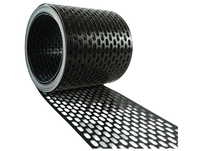 Siatka ochronna okapu aluminiowa IVT 100mm x 5mb