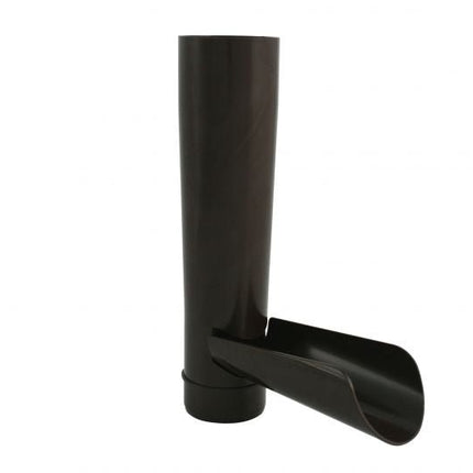 MARLEY Klapa odpływowa 105 mm brązowy